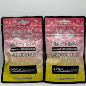 Sour Keys Gummies  INDICA -600mgTHC