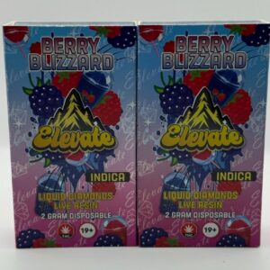 Berry Blizzard Indica Live Resin 2g Vape Pens