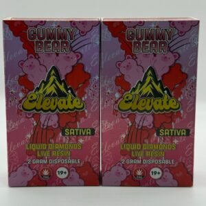 Gummy Bear Sativa Live Resin 2g Vape Pens