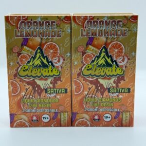 Orange Lemonade Sativa Live Resin 2g Vape Pens