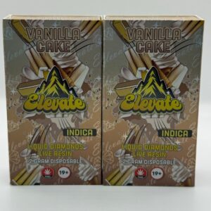 Vanilla Cake Indica Live Resin 2g Vape Pens